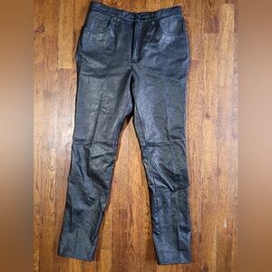 Jones New York Leather Pants